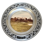 1978 The Riviera Invitational Tournament Commemorative Pewter Plate with Photo