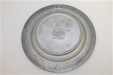 1978 The Riviera Invitational Tournament Commemorative Pewter Plate with Photo