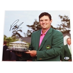 Patrick Reed Signed 2018 Masters Trophy Photo in Green Jacket BECKETT #E66231