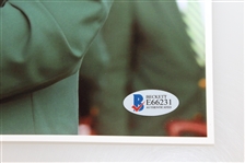 Patrick Reed Signed 2018 Masters Trophy Photo in Green Jacket BECKETT #E66231