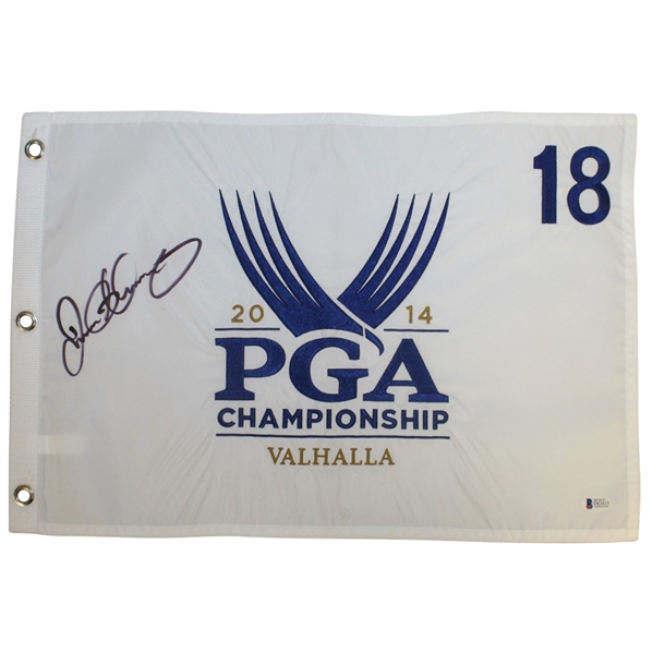 Rory McIlroy Signed 2014 PGA Championship at Valhalla Embroidered Flag BECKETT #D61615