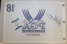 Rory McIlroy Signed 2014 PGA Championship at Valhalla Embroidered Flag BECKETT #D61615