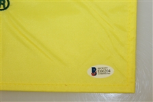 Phil Mickelson Signed 2006 Masters Embroidered Flag BECKETT #E66204