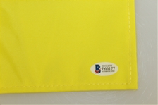 Fuzzy Zoeller Signed Undated Masters Embroidered Flag with '79' Notation BECKETT #E66177