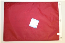 Dustin Johnson Signed 2016 US Open Red Screen Flag BECKETT #E66340