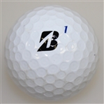 Tiger Woods' Personal Used Bridgestone Tour BXS Logo Golf Ball