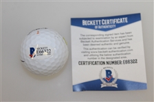 Patrick Reed Signed Masters Logo Golf Ball BECKETT #E66322