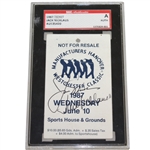 Jack Nicklaus & Jack Nicklaus II Signed 1987 Westchester Classic House & Grounds Pass