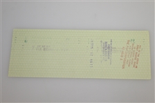 Sam Snead Signed 1975 Personal Check to the PGA of America for PGA Entry Fee JSA ALOA