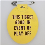 1965 Masters Tournament Series Badge #8227 - Jack Nicklaus Winner