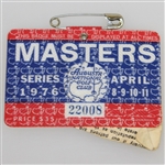 1976 Masters Tournament Series Badge #22008 - Ray Floyd Winner
