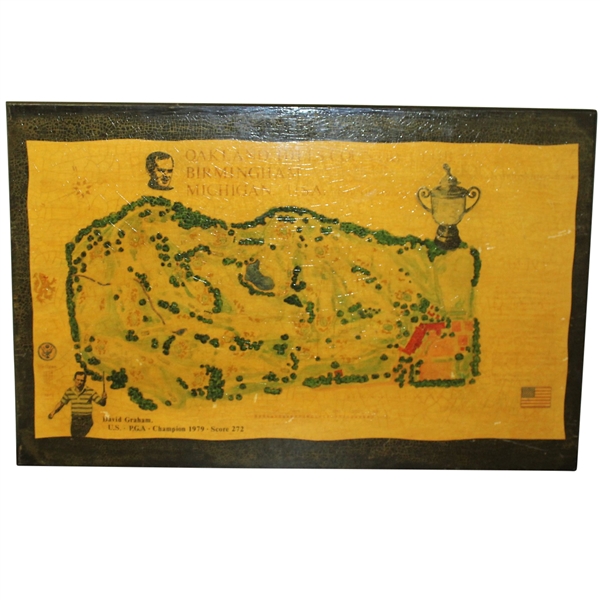 David Graham 1979 PGA Championship Laminated Commemorative Board - Artist Gifted