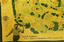 David Graham 1979 PGA Championship Laminated Commemorative Board - Artist Gifted