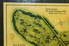 David Graham 1981 US Open Championship Laminated Commemorative Board - Artist Gifted