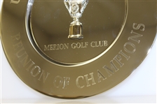 2013 US Open Reunion of Champions Gift from Merion Golf Club - Malcolm DeMille Original Plate