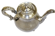 Jack Nicklaus & Pandel Savic 1962 Cincinnati Pro-Am Champions Silver Plated Trophy Tea Set