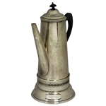 Jack Nicklaus & Pandel Savic 1963 Cincinnati Pro-Am Champions Silver Plated Trophy Tea Pot