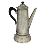 Jack Nicklaus & Pandel Savic 1963 Cincinnati Pro-Am Champions Silver Plated Trophy Tea Pot