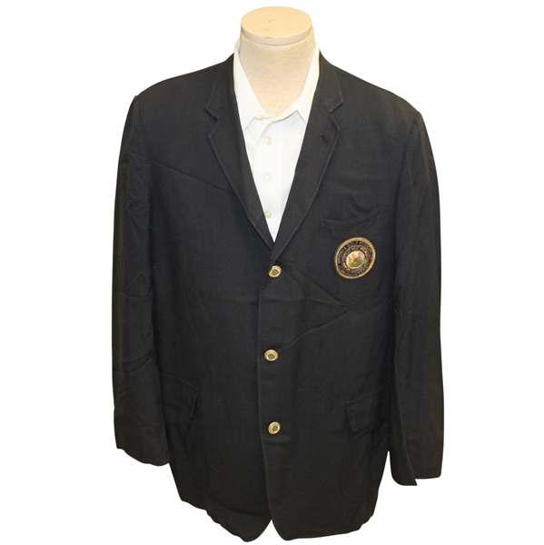 Bill Campbells West Virginia Golf Association Blazer - Marshall University Buttons