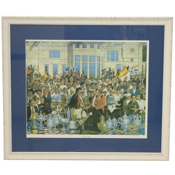 The Reunion of Golf Ltd Ed Print Signed by Artist Paul MacWilliams #344/950 Framed