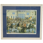 The Reunion of Golf Ltd Ed Print Signed by Artist Paul MacWilliams #344/950 Framed