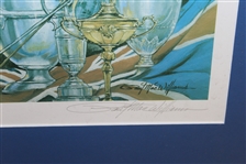 'The Reunion of Golf' Ltd Ed Print Signed by Artist Paul MacWilliams #344/950 Framed