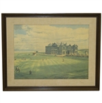 Royal & Ancient Golf Club Arthur Weaver Print - Framed