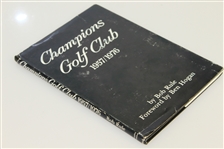 Jack Burke Signed 'Champions Club' Book to Don Cherry with Burke Forging Demaret Sig JSA ALOA