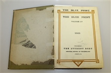1922 Georgia Tech 'The Blue Print' Yearbook with Bobby Jones