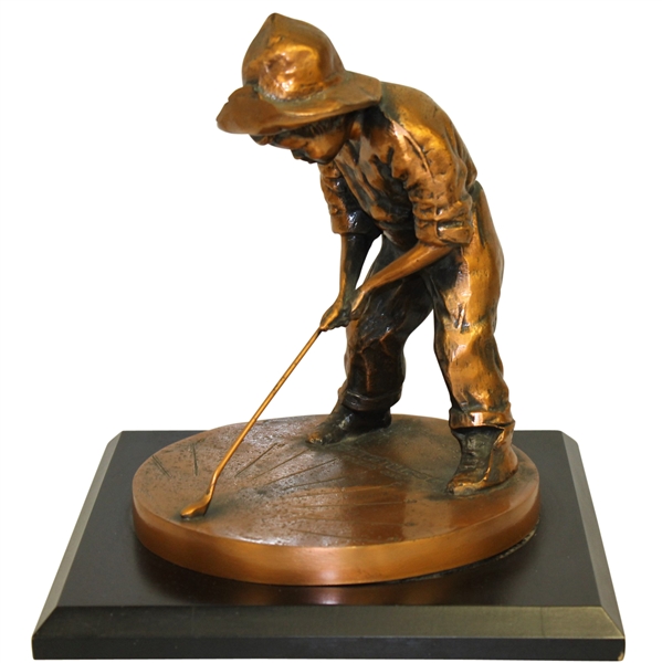Balfour Large Pinehurst Putter Boy Bronze Sundial Statue