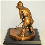 Balfour Large Pinehurst Putter Boy Bronze Sundial Statue