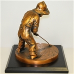 Balfour Large Pinehurst Putter Boy Bronze Sundial Statue