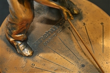 Balfour Large Pinehurst Putter Boy Bronze Sundial Statue