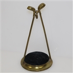 Crossed Clubs Pocket Watch & Hat Pin Holder