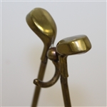 Crossed Clubs Pocket Watch & Hat Pin Holder