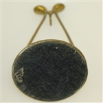 Crossed Clubs Pocket Watch & Hat Pin Holder