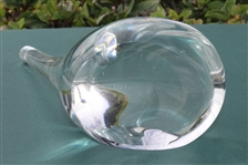 Tiffany & Co Luxury Large Leaded Crystal Art Glass Golf Club Paperweight