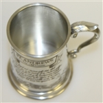 St. Andrews 'The Old Course' Pewter Golf Tankard - Made in England