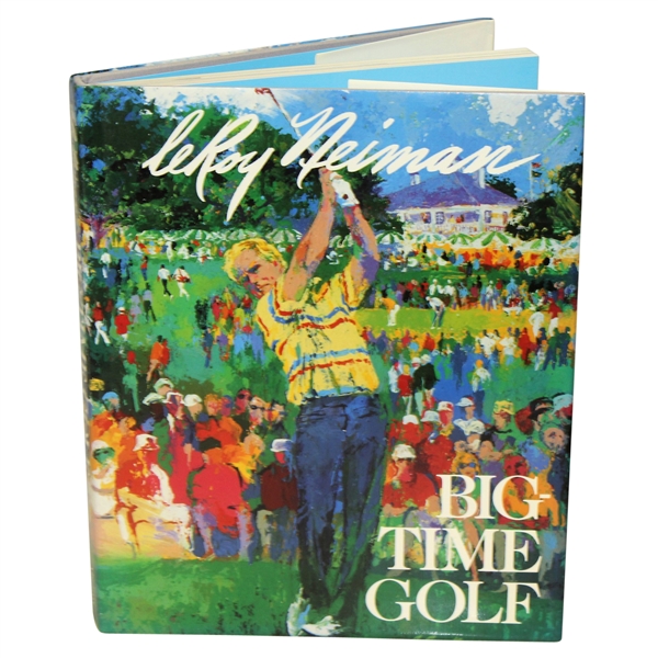 Leroy Neiman Signed Big Time Golf Book JSA ALOA
