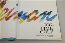 Leroy Neiman Signed 'Big Time Golf' Book JSA ALOA