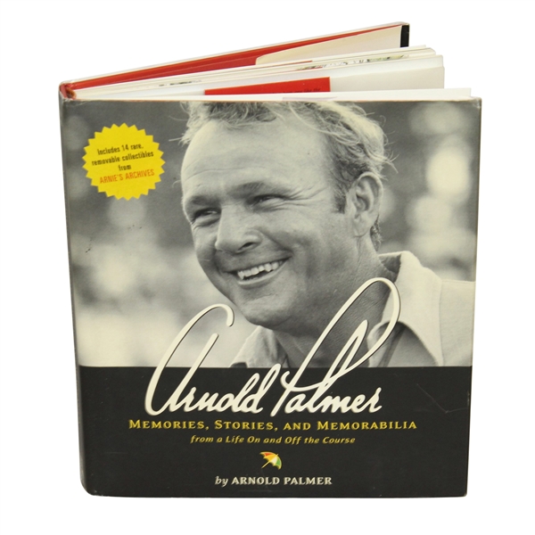 Arnold Palmer Signed Memories, Stories, & Memorabilia Book with 14 Collectibles JSA ALOA
