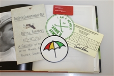 Arnold Palmer Signed 'Memories, Stories, & Memorabilia' Book with 14 Collectibles JSA ALOA