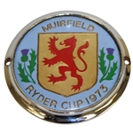 1975 Ryder Cup at Muirfield Chrome & Enamel Car Hood Ornament/Badge