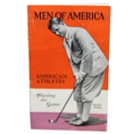 1929 Bobby Jones Cover Men of America No. 35 Sports Booklet - Great Condition