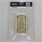 1932 Bobby Jones Putting at Road Hole 'Golf at St. Andrews' Cigarette Card PSA #28282489