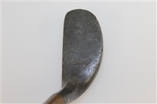 Huntly Putter with Unique Thumb Groove Grip - Pat 165,384 1920 