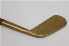 'The Spalding' Large Face Blade Brass Putter