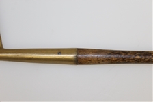 'The Spalding' Large Face Blade Brass Putter