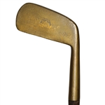 Spalding Mark Deep Smooth Face Brass Blade Putter - Circa Late 1890s