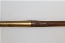 Spalding Mark Deep Smooth Face Brass Blade Putter - Circa Late 1890's